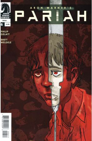 Pariah (3rd Series) 6 published by Dark Horse with cover art by Brett Weldele