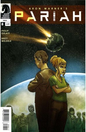 Pariah (3rd Series) 8 published by Dark Horse with cover art by Brett Weldele