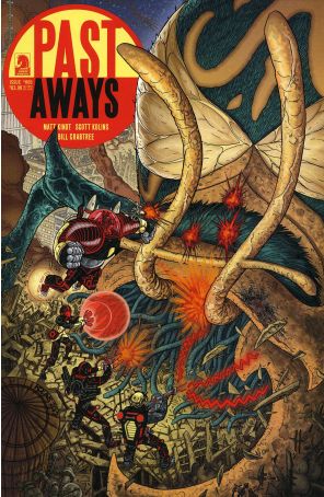 Past Aways 5 published by Dark Horse with cover art by Scott Kolins