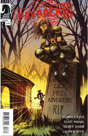 The Paybacks 3 published by Dark Horse with cover art by Geoff Shaw