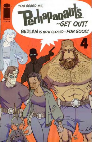 Perhapanauts (2nd Series) 4 published by Dark Horse with cover art by Craig Rousseau and Jason Armstrong (flip cover)