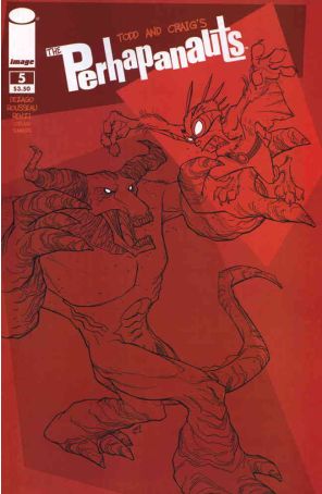 Perhapanauts (2nd Series) 5 published by Dark Horse with cover art by Craig Rousseau and Jason Copland