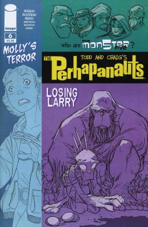 Perhapanauts (2nd Series) 6 published by Dark Horse with cover art by Craig Rousseau and Jason Armstrong