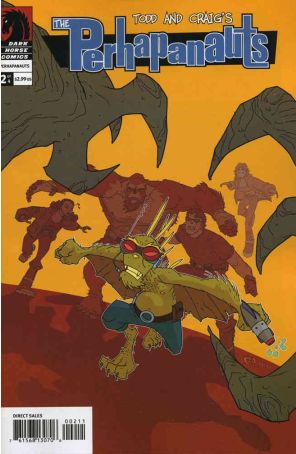 The Perhapanauts 2 published by Dark Horse with cover art by Craig Rousseau