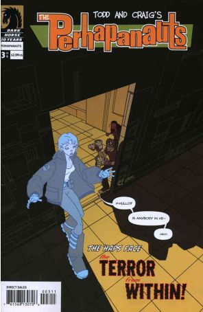 The Perhapanauts 3 published by Dark Horse with cover art by Craig Rousseau