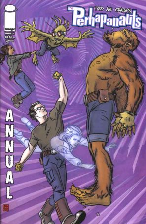 The Perhapanauts Annual 1B published by Image with cover art by Mike Allred and Laura Allred