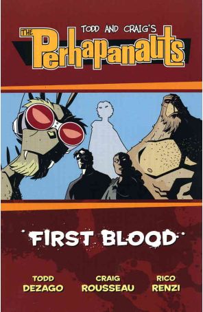 The Perhapanauts TPB 1 published by Dark Horse with cover art by Craig Rousseau