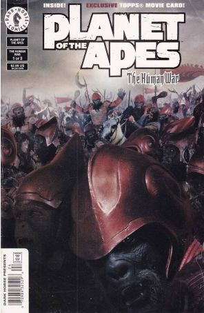 Planet of the Apes (3rd Series) 1 (Newsstand) (with card) published by Dark Horse