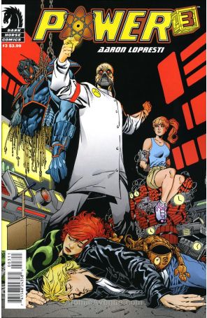 Power Cubed 3 published by Dark Horse with cover art by Aaron Lopresti