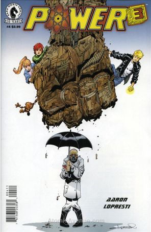Power Cubed 4 published by Dark Horse with cover art by Aaron Lopresti