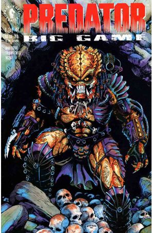 Predator: Big Game 1D (with card) published by Dark Horse with cover art by Chris Warner