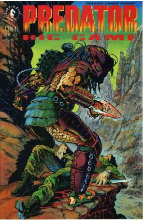 Predator: Big Game 3E (with card) published by Dark Horse with cover art by Chris Warner