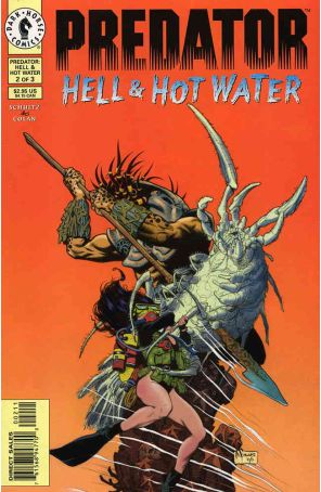 Predator: Hell And Hot Water 2 published by Dark Horse with cover art by Mark Schultz