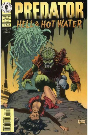 Predator: Hell And Hot Water 3 published by Dark Horse with cover art by Mark Schultz