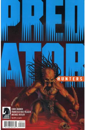 Predator: Hunters 2 published by Dark Horse with cover art by Doug Wheatley