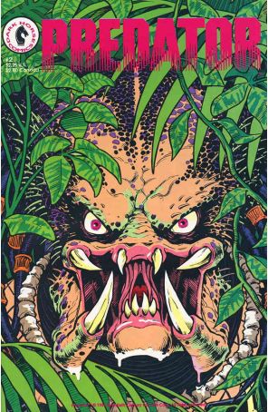 Predator 2 published by Dark Horse with cover art by Chris Warner