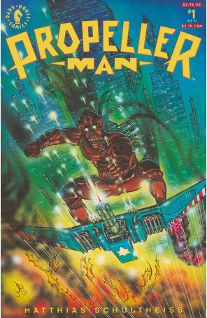 Propellerman 1 published by Dark Horse