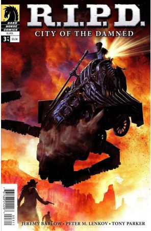 R.I.P.D.: City of the Damned 3 published by Dark Horse with cover art by Dave Wilkins