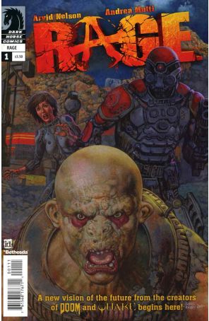Rage (Dark Horse) 1 published by Dark Horse with cover art by Glenn Fabry