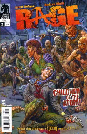 Rage (Dark Horse) 2 published by Dark Horse with cover art by Glenn Fabry