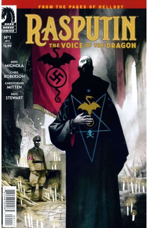 Rasputin: Voice of the Dragon 1 published by Dark Horse with cover art by Mike Huddleston