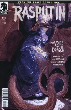 Rasputin: Voice of the Dragon 4A published by Dark Horse with cover art by Vanesa Del Ray