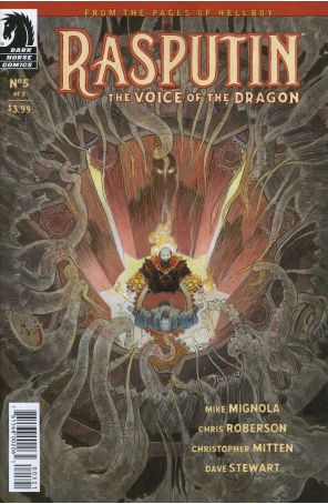 Rasputin: Voice of the Dragon 5A published by Dark Horse with cover art by Michael William Kaluta