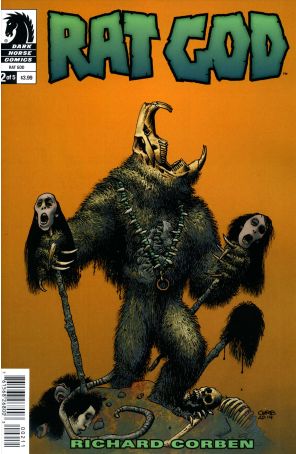 Rat God 2 published by Dark Horse with cover art by Richard Corben
