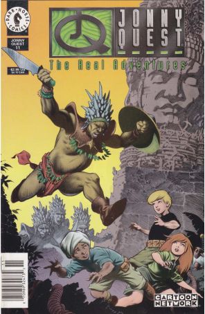 The Real Adventures of Jonny Quest 11 (Newsstand) published by Dark Horse with cover art by Mark Schultz