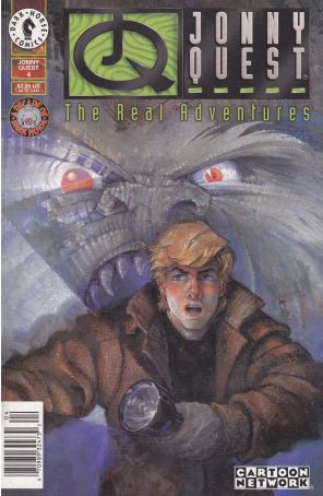The Real Adventures of Jonny Quest 4 (Newsstand) published by Dark Horse with cover art by David Christiana