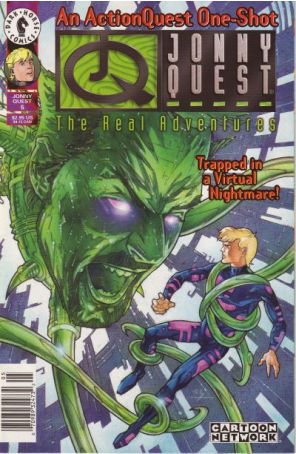 The Real Adventures of Jonny Quest 5 (Newsstand) published by Dark Horse with cover art by John K. Snyder