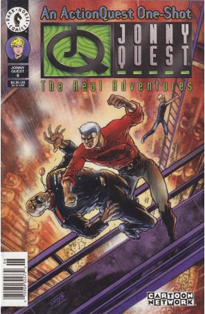 The Real Adventures of Jonny Quest 6 (Newsstand) published by Dark Horse with cover art by John K. Snyder