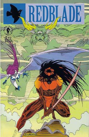 Redblade 2 published by Dark Horse with cover art by Vince Giarrano