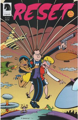 Reset 3 published by Dark Horse with cover art by Peter Bagge
