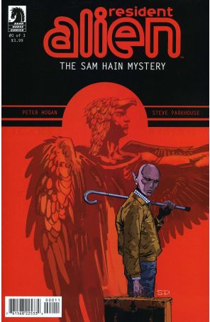 Resident Alien: The Sam Hain Mystery 0 published by Dark Horse with cover art by Steve Parkhouse