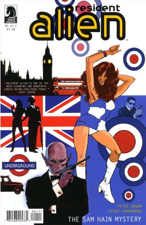 Resident Alien: The Sam Hain Mystery 1 published by Dark Horse with cover art by Steve Parkhouse