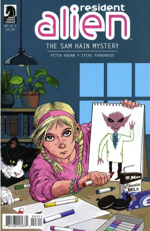 Resident Alien: The Sam Hain Mystery 3 published by Dark Horse with cover art by Steve Parkhouse