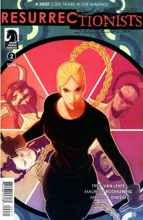 Resurrectionists 2 published by Dark Horse with cover art by Juan Doe