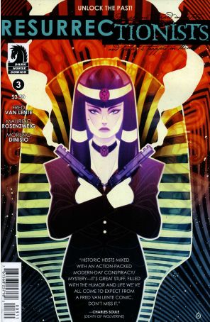 Resurrectionists 3 published by Dark Horse with cover art by Juan Doe