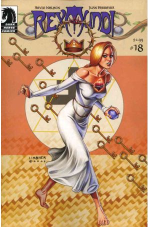 Rex Mundi (Vol.2) 18 published by Dark Horse with cover art by Joseph Michael Linsner