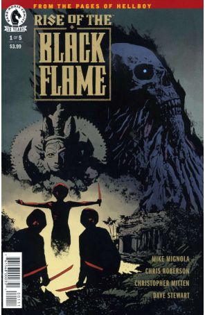 Rise of the Black Flame 1 published by Dark Horse with cover art by Laurence Campbell