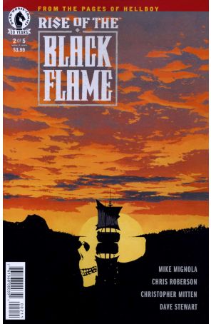 Rise of the Black Flame 2 published by Dark Horse with cover art by Laurence Campbell