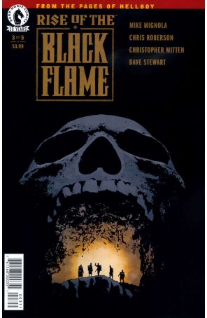 Rise of the Black Flame 3 published by Dark Horse with cover art by Laurence Campbell