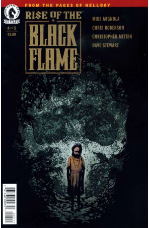 Rise of the Black Flame 4 published by Dark Horse with cover art by Laurence Campbell