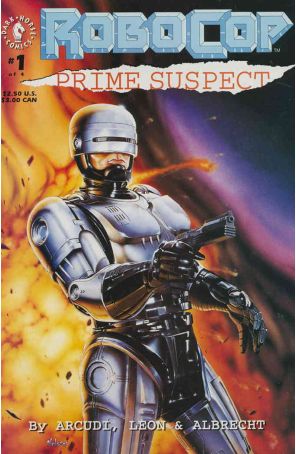 Robocop: Prime Suspect 1 published by Dark Horse with cover art by Nelson