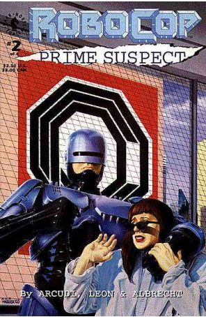 Robocop: Prime Suspect 2 published by Dark Horse with cover art by Nelson