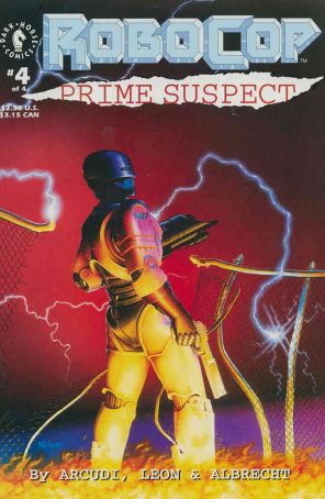 Robocop: Prime Suspect 4 published by Dark Horse with cover art by Nelson