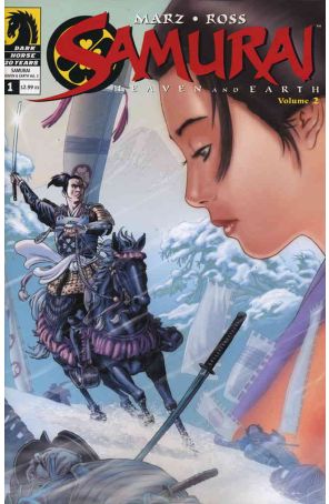 Samurai: Heaven And Earth (Vol. 2) 1 published by Dark Horse with cover art by Luke Ross