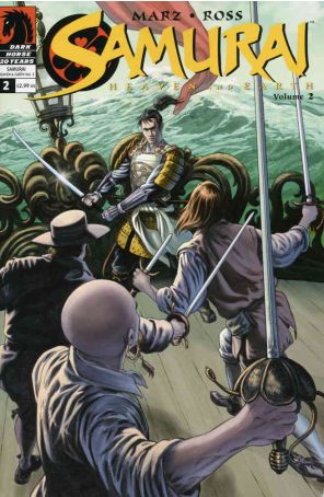 Samurai: Heaven And Earth (Vol. 2) 2 published by Dark Horse with cover art by Luke Ross