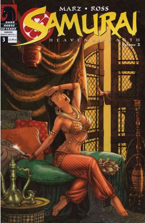 Samurai: Heaven And Earth (Vol. 2) 3 published by Dark Horse with cover art by Luke Ross